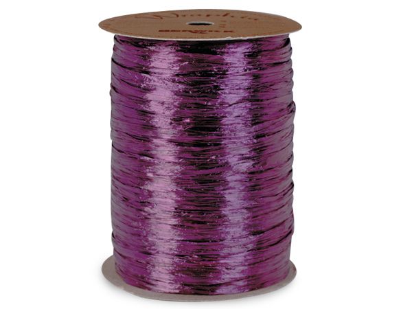 Purple raffia ribbon new arrivals